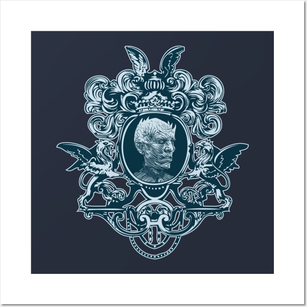 The White King Crest Wall Art by nerdgonalley